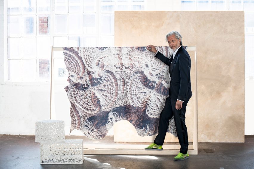 Marcel Wanders Bill Amberg Studio leather hide