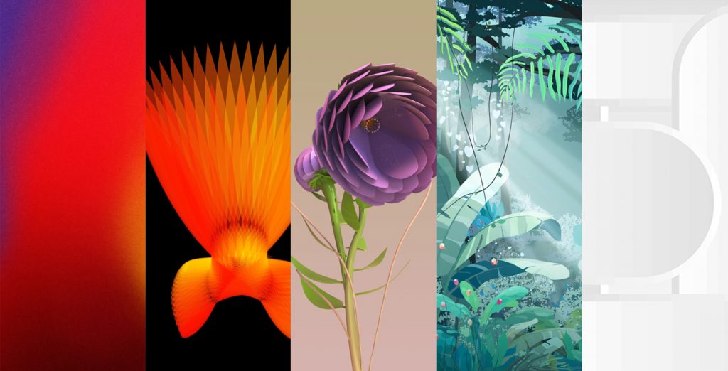 Top five wallpaper designs in the Samsung Mobile Design Competition