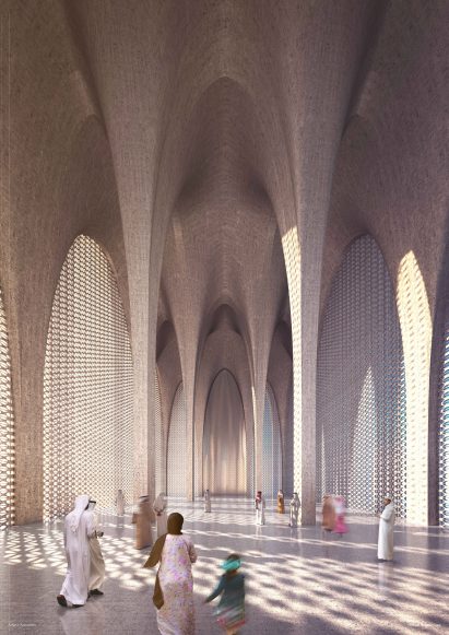 The Abrahamic Family House on Saadiyat Island, Abu Dhabi, UAE by David Adjaye