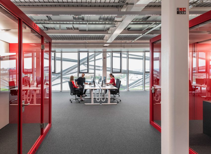 World of Sports Arena, on Adidas campus in Herzogenaurach, Germany, by Behnisch Architekten