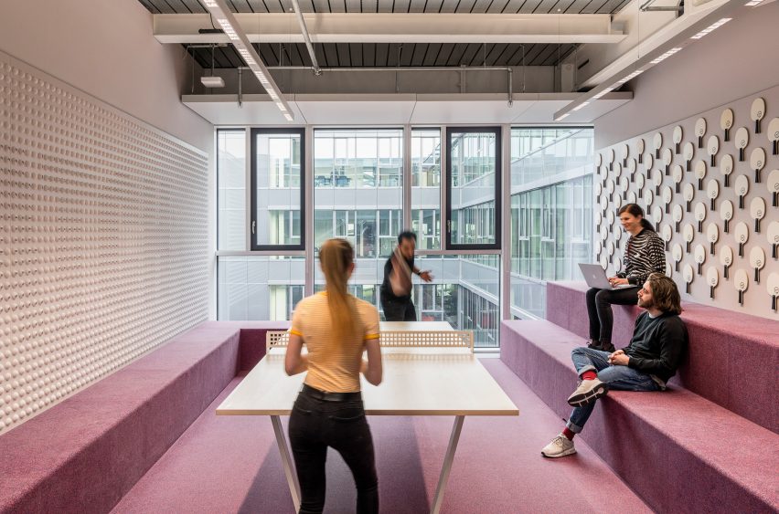 World of Sports Arena, on Adidas campus in Herzogenaurach, Germany, by Behnisch Architekten