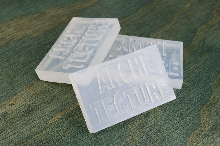 Yujia Bian creates architecture soap for Oslo Architecture Triennale