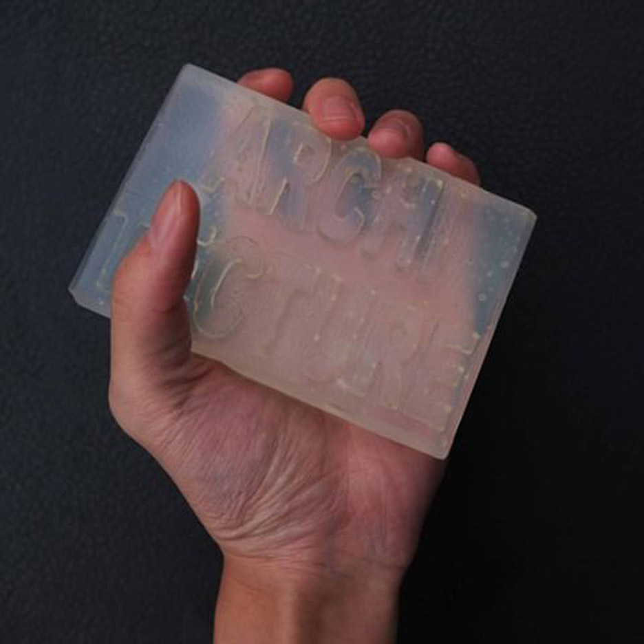 Yujia Bian creates architecture soap for Oslo Architecture Triennale