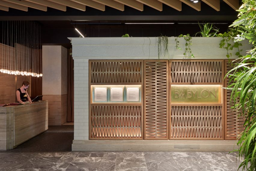 Babylon restaurant and bar by Hoggs & Lamb
