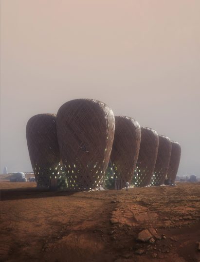 Seed of Life bamboo Mars colony by Warith Zaki and Amir Amzar