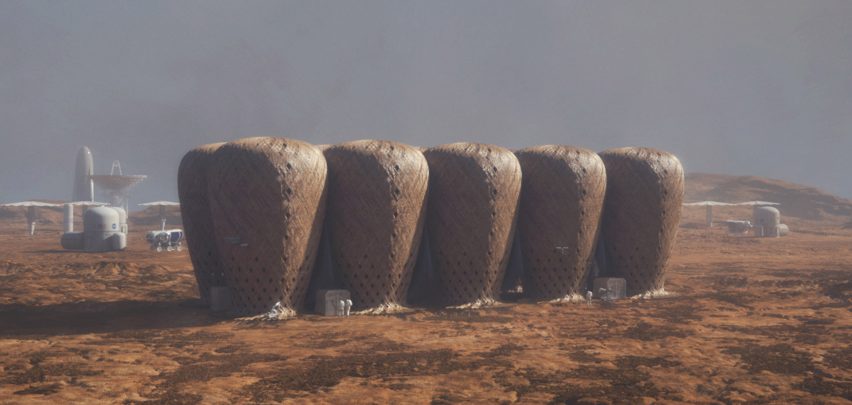 Seed of Life bamboo colony on Mars by Warith Zaki and Amir Amzar