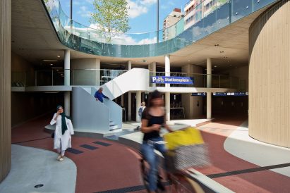 World's biggest bicycle park at Utrecht Centraal by Ector Hoogstad Architecten