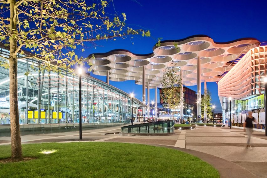 The "world's biggest bicycle parking" at Utrecht Centraal by Ector Hoogstad Architecten