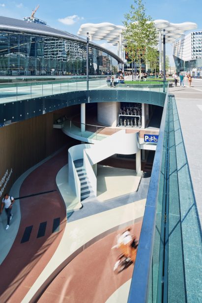 World's biggest bicycle park at Utrecht Centraal by Ector Hoogstad Architecten