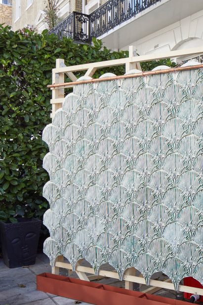 Algae tiles Indus by Bio-ID Lab at the London Design Festival 2019