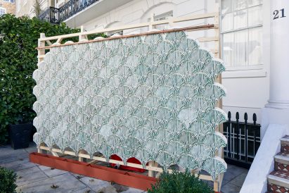 Algae tiles Indus by Bio-ID Lab at the London Design Festival 2019