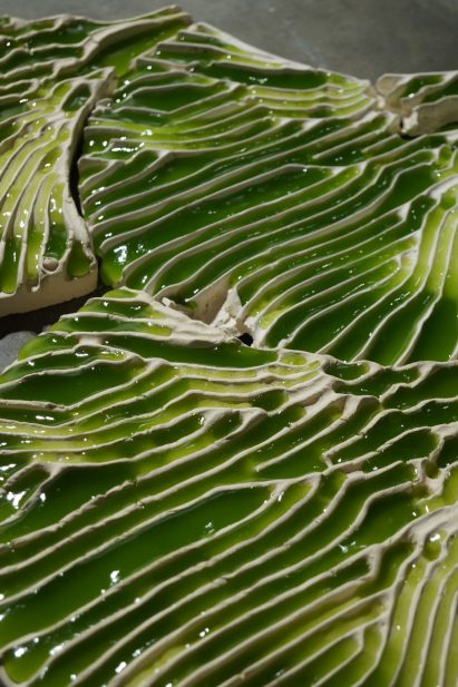 Algae tiles Indus by Bio-ID Lab at the London Design Festival 2019