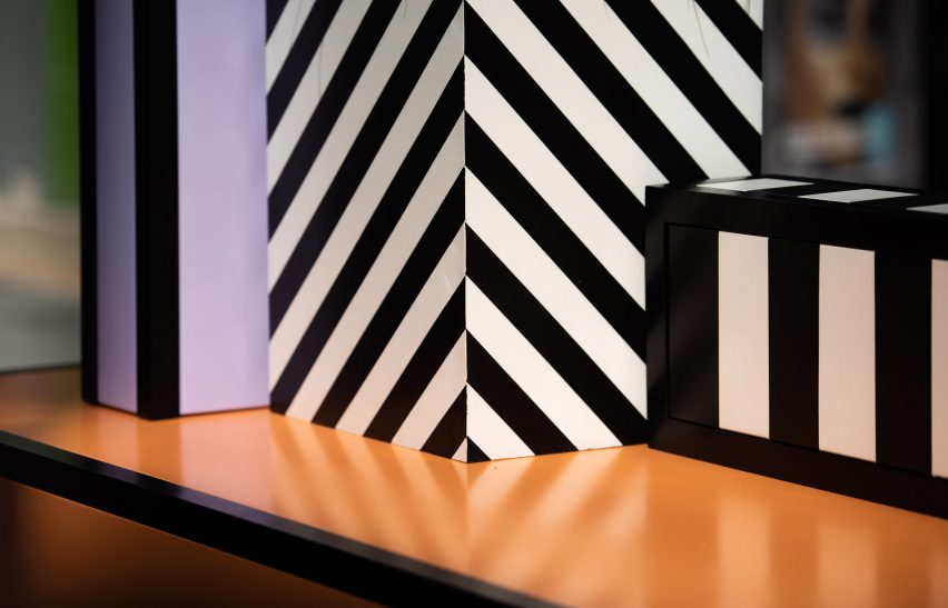 Walala Lounge on South Molton Street, London, by Camille Walala