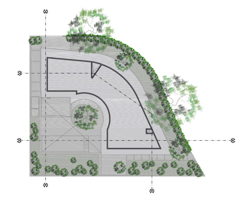 Casa Madri by Magaldi Studio Roof Plan