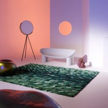 Envolée in forest by Cristina Celestino from the Cc-Tapis Spectrum catalogue.