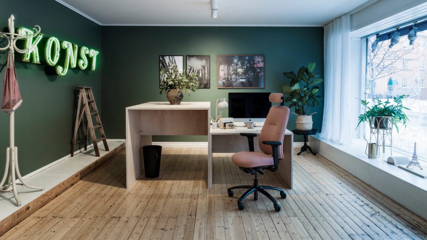 Flokk designs its most sustainable chair to date from recycled materials