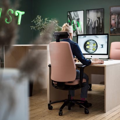 Flokk designs its most sustainable chair to date from recycled materials