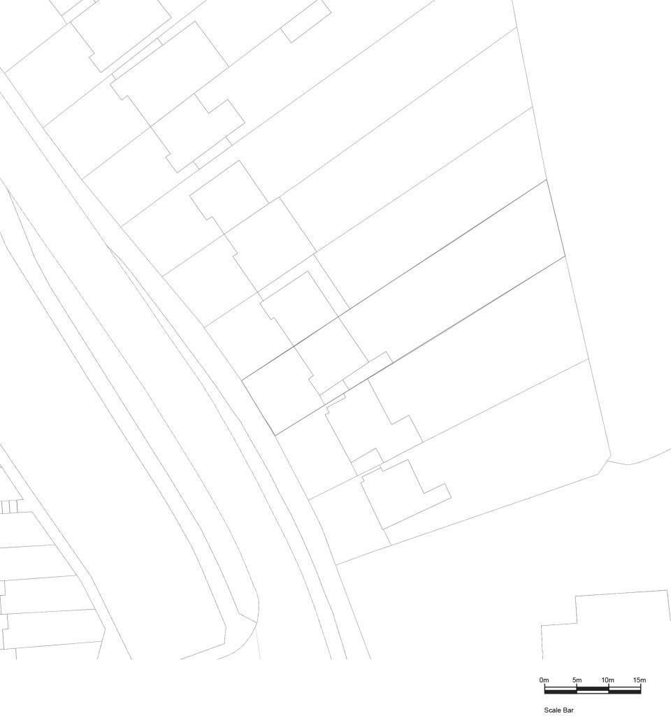 Site plan of Illustrator's Botanical House by Intervention Architecture