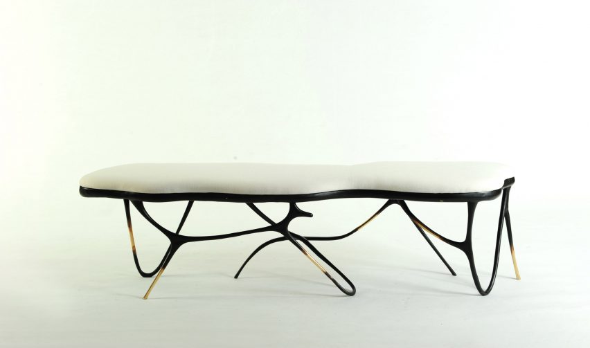 Apiwat Chitapanya for Masaya ink furniture collection bench