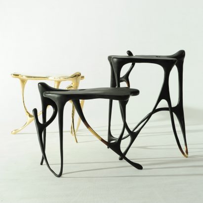 Apiwat Chitapanya for Masaya ink furniture collection stools