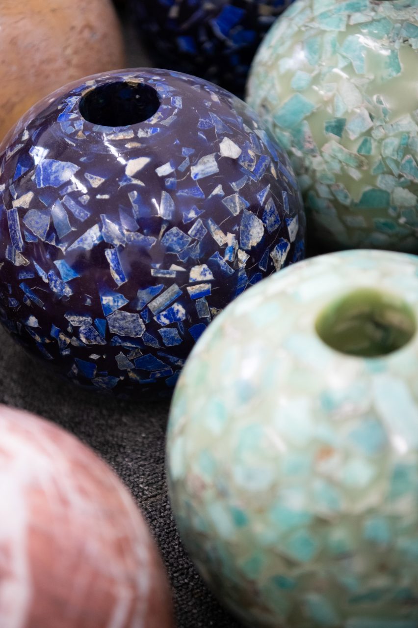 The first Irthi collection was presented at London Design Fair