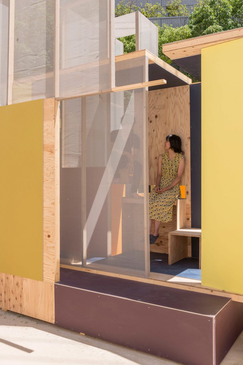 Kagerou Village by Tato Architects, Martinez Barat Lafore Architects, Ludwig Heimbach, Hiroshi Kato, Sven Pfeiffer and Dot Architects at the Kyoto Art Centre, Japan