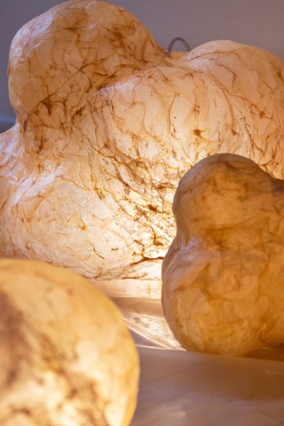 Kathrine Barbro Bendixen uses cow intestines for lighting