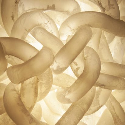 Kathrine Barbro Bendixen uses cow intestines for lighting