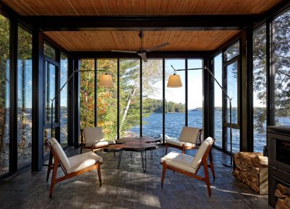 Kawagama Boathouse by Building Arts Architects