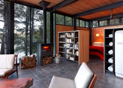 Kawagama Boathouse by Building Arts Architects