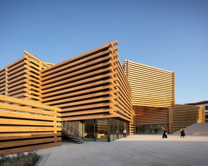 Odunpazari Modern Museum in Eskisehir, Turkey, by Kengo Kuma