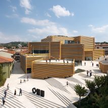 Odunpazari Modern Museum in Eskisehir, Turkey, by Kengo Kuma