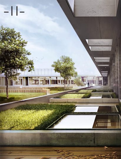 Knowledge Innovation Centre by MDDM for Oscar Niemeyer's Rashid Karame International Fair expo site in Lebanon