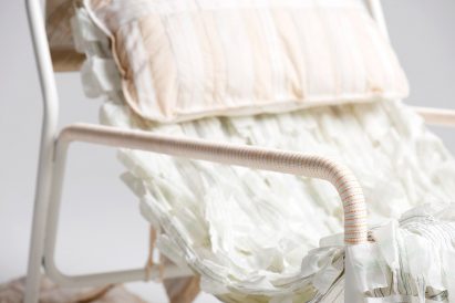 Layer and Raeburn create furniture collection from recycled parachutes