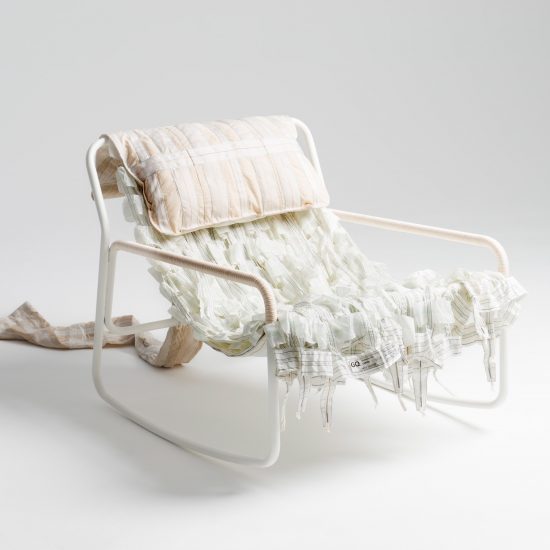 Layer and Raeburn create furniture collection from recycled parachutes
