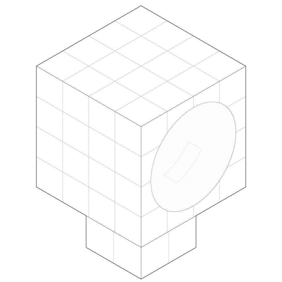 Le Cube installation by MANA and Scott Oster