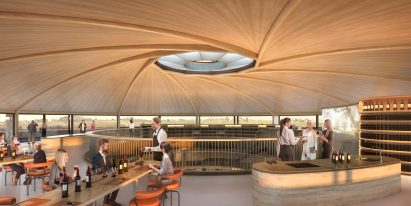 Le Dôme winery designed by Foster + Partners for Saint-Émilion, France