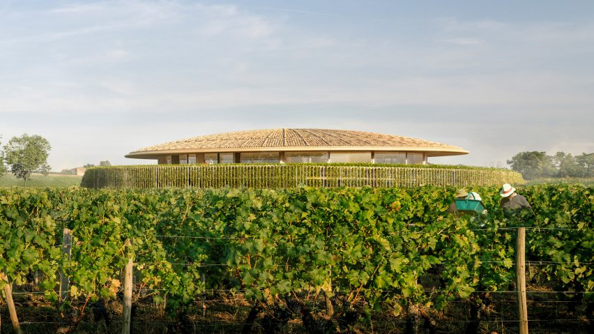 Le Dôme winery designed by Foster + Partners for Saint-Émilion, France