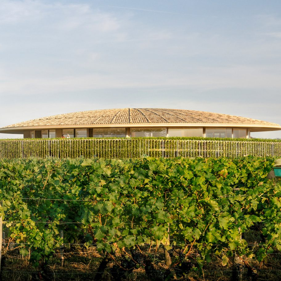 Le Dôme winery designed by Foster + Partners for Saint-Émilion, France