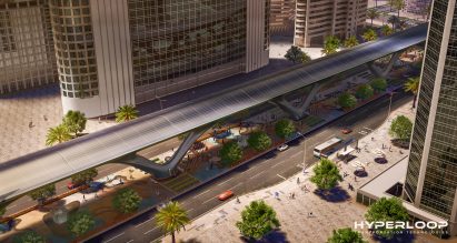 Architecture studio MAD designs solar-powered hyperloop