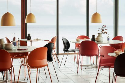 Nendo designs N02 Recycle chair for Fritz Hansen from household plastic waste