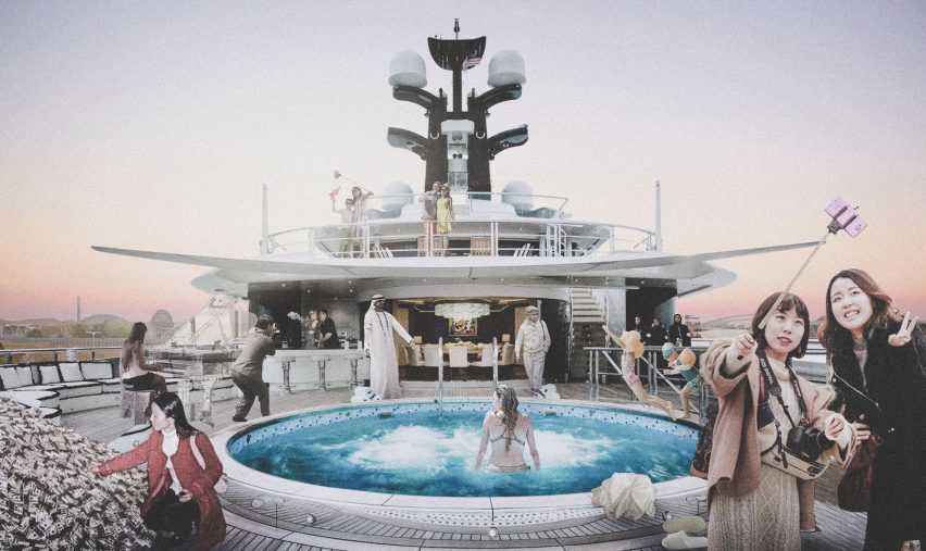 1MDB superyacht Malaysian pavilion proposal by No-to-scale
