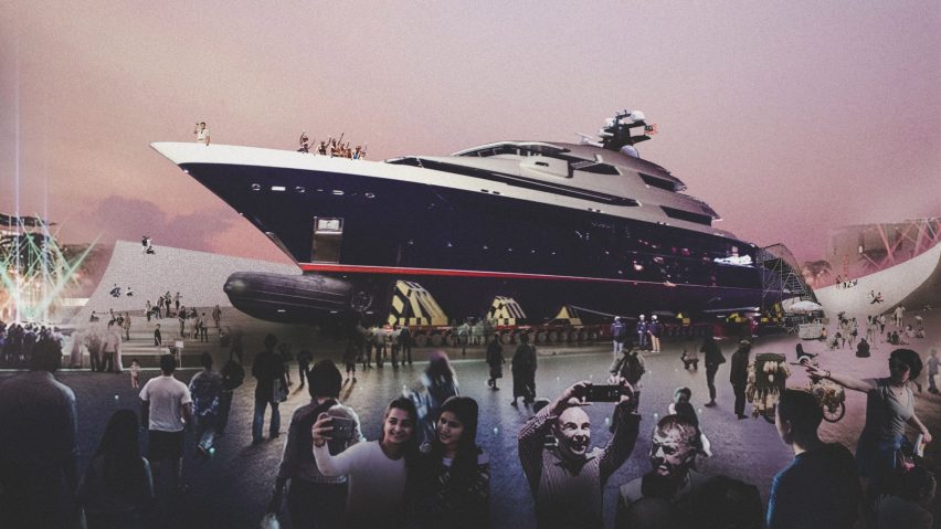 1MDB superyacht Malaysian pavilion proposal by No-to-scale