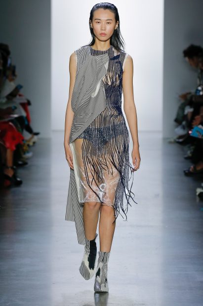 Parsons School of Design student fashion show 2019 New York City