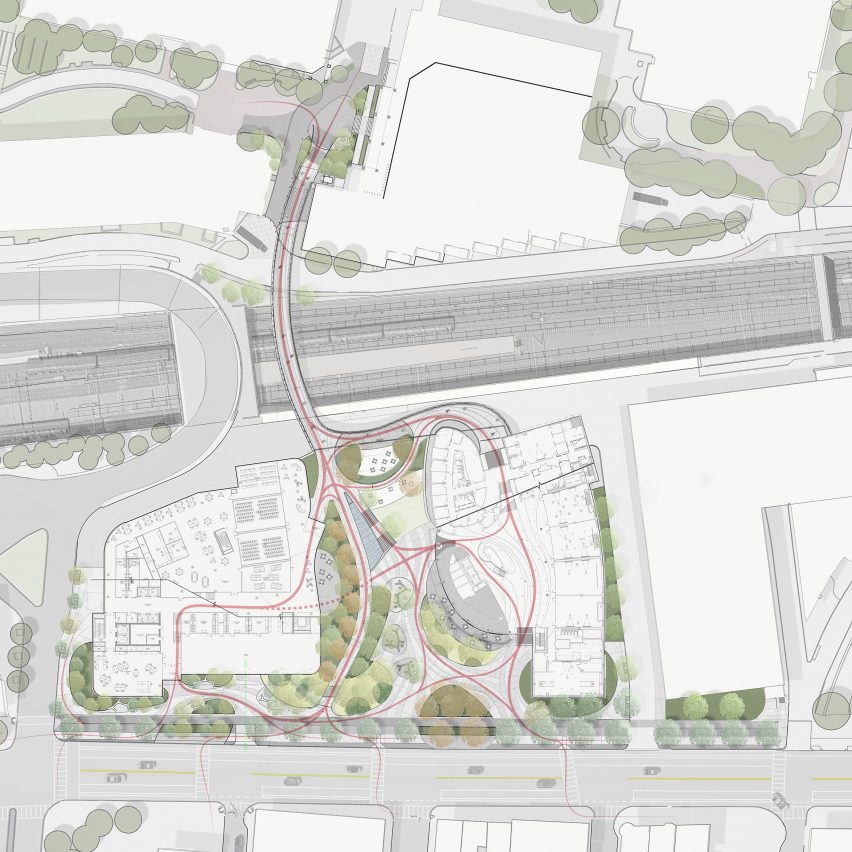 PedX by Payette Site Plan