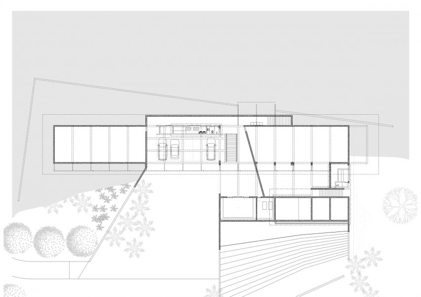 Piracaia Residence by Nitsche Arquitetos Ground Floor Plan