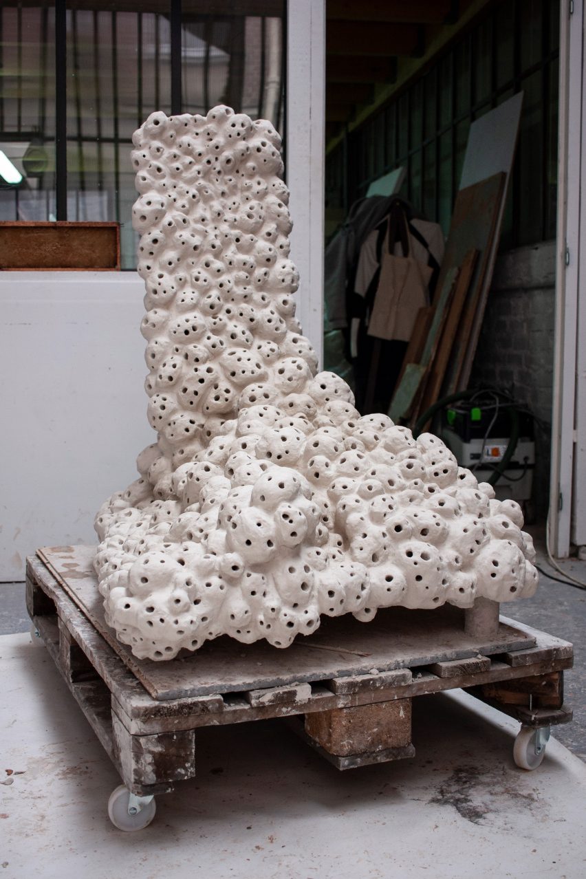 Marlène Huissoud creates sculptural "hotels" for city-dwelling insects