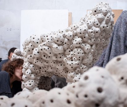 Marlène Huissoud creates sculptural "hotels" for city-dwelling insects