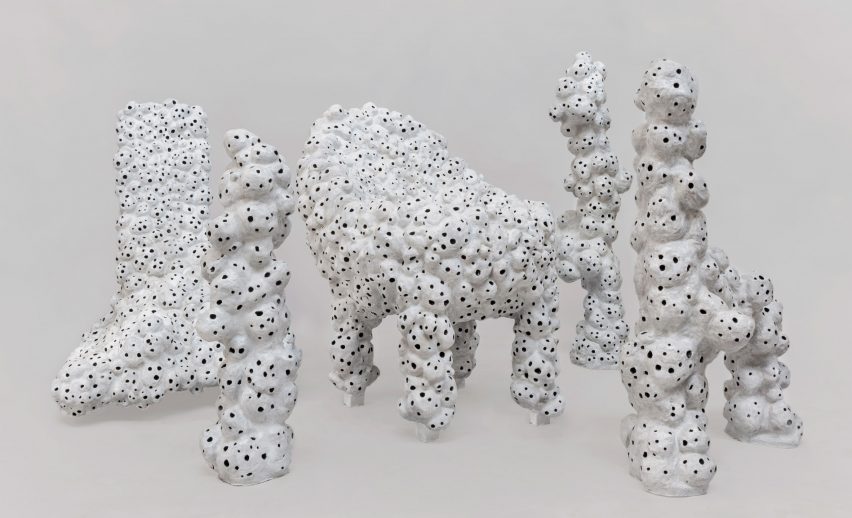 Marlène Huissoud creates sculptural "hotels" for city-dwelling insects
