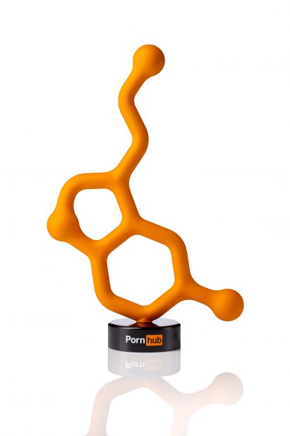 Pornhub Awards designed by Peter Saville